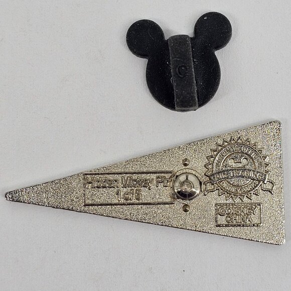 DISNEY Pin Trading ~ WDW Red Pendant 1/5 ~ 2012 ~ Hidden Mickey ~ P23 - Picture 6 of 11